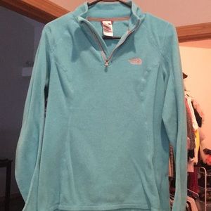 North Face quarter zip pull over.
